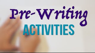 Prewriting Activities [upl. by Philipines]