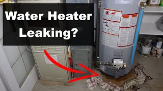 Water Heater Leaking What To Do [upl. by Kirwin]