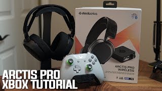 SteelSeries Arctis Pro Wireless How to Setup On Xbox One [upl. by Ulla]