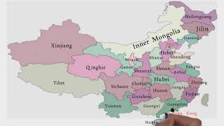 Provinces of China  China Provinces  Political Map of China  China Map 2025 Series of World Map [upl. by Oderfigis]