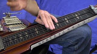 Tennessee Whiskey  Duesenberg Open D Lap Steel Lesson [upl. by Porett]