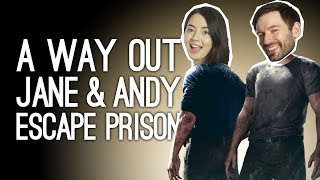 A Way Out Gameplay JANE AND ANDY ESCAPE PRISON  Lets Play A Way Out Pt1 [upl. by Terej881]