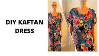 HOW TO MAKE A KAFTAN DRESS Kaftan Series [upl. by Ekusoyr]