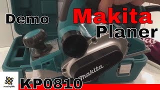 Makita Power Planer KP0810K amp Demo [upl. by Rebma]