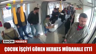 Çocuk işçiyi gören herkes müdahale etti [upl. by Aratas]