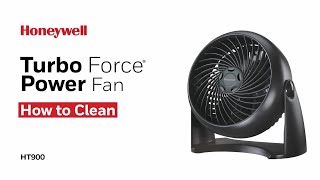 Honeywell TurboForce Power Fan HT900HT908  How to Clean [upl. by Tanny886]