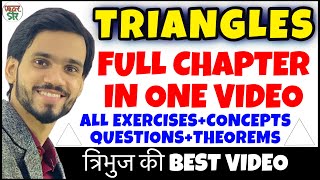 Triangle  Triangles Class 10  Class 10 Maths Chapter 6  Full ChapterIntroductionTheorem  Math [upl. by Anahsor292]