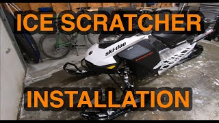 Ski Doo Tunnel Ice Scratcher Unboxing and Installation [upl. by Sybley382]