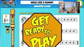 Recorder Song 1 Walk Like A Mummy [upl. by Eunice186]