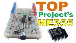 TOP 5 Proyectos Electrónicos NE555 IC [upl. by Yramliw]