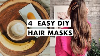 Easy DIY Hair Masks  Luxy Hair [upl. by Macrae]