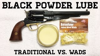 Black Powder Lube Traditional vs Wads [upl. by Mauretta596]