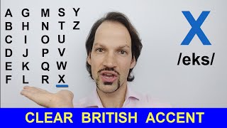 How To Pronounce The English Alphabet BRITISH PRONUNCIATION [upl. by Robbert]