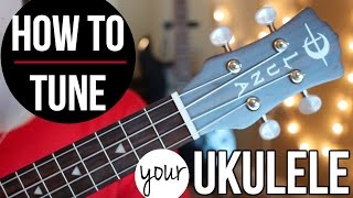 How to tune a ukulele THE EASY WAY [upl. by Nehepts]