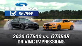 2020 Shelby GT500 vs GT350R Comparison amp Driving Impressions [upl. by Naibaf]