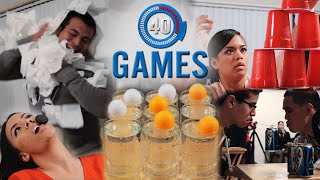 Minute to Win It Games The 40 Greatest Party Games PART 1 [upl. by Doggett]