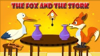 The Fox And The Stork Story  Bedtime Story For Kids in English  Kids Stories For Kindergarten [upl. by Noble201]