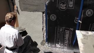 How to apply stucco [upl. by Mosier]