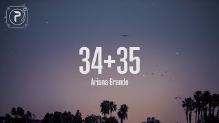 3435  Ariana Grande Lyrics [upl. by Maryellen]