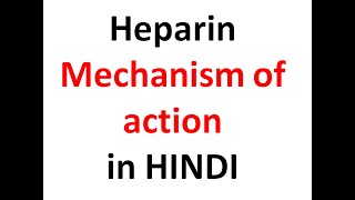 Heparin Mechanism of Action [upl. by Netaf]