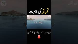 Namaz Ki Ahmiyat  Fikr e Hidayat [upl. by Albemarle298]