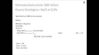 Ejercicio de OSMOLARIDAD [upl. by Northrup]