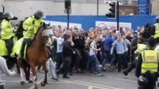 Newcastle United v Sunderland Riots after TyneWear derby [upl. by Laverne]