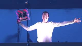 Marshmello Real Face Marshmello Reveals himself at Las Vegas 2016 [upl. by Matta965]