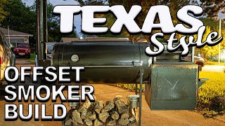 Texas Style Smoker Build  Chuds BBQ [upl. by Dare]