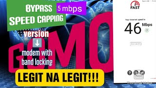 GOMO UNLI DATA 5 MBPS SPEED CAPPINGBYPASSED [upl. by Meldoh]