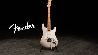 Fender Vintera 50s Stratocaster MN White Blonde  Gear4music demo [upl. by Leavitt]