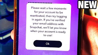 How To Recover DELETED Snapchat Account ONLY WAY [upl. by Sweatt528]