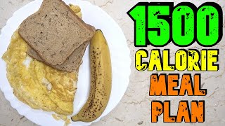 1500 Calorie Meal Plan [upl. by Gainer75]