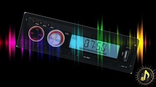 Radio Tuning with Driving Background  Switching Channels Sound Effect [upl. by Corby]