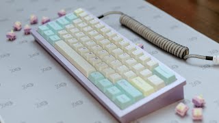 Banana Split Switches  Brutal60  Pom Plate  ASMR Sound Test [upl. by Laroy675]