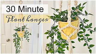 DIY Macrame Plant Hanger [upl. by Benyamin]