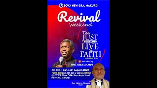 ECWA NEW GRA MAKURDI REVIVAL WEEKEND [upl. by Alyakem356]