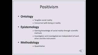 Research Paradigms  Philosophy of Research [upl. by Navlys]