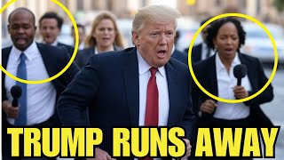 Trump RUNS from REPORTERS ONE DAY After Zelensky DISASTER MEETING [upl. by Ibur425]