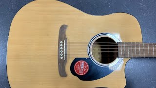 Fender FA 125CE Acoustic Guitar [upl. by Etteniotna406]