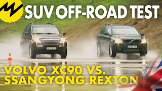 SUV offRoad Test  Volvo XC90 Vs Ssangyong Rexton  Motorvision [upl. by Schwartz]