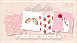 50 Aesthetic Roblox Decal Codes  Roblox [upl. by Margot524]