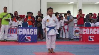 Heian Sandan  Kata 3  Raihan  karate kids [upl. by Rhys]