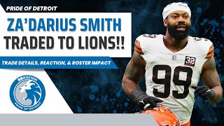 Detroit Lions Land ZaDarius Smith in Trade Deadline Deal [upl. by Aryhs]