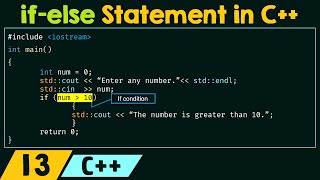 The ifelse Statement in C [upl. by Lynnworth]