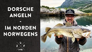 DORSCH ANGELN in Norwegen vom Ufer mit Gummifisch [upl. by Aseeram362]