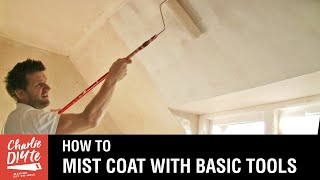 How to Mist Coat New Plaster [upl. by Ahsekyt]