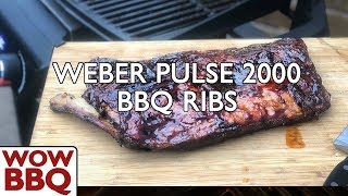 Weber Pulse 2000 BBQ Indirect Method [upl. by Esalb]