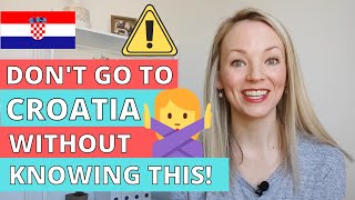 TRAVEL ADVICE FOR CROATIA 18 Things You Need to Know Before Traveling to Croatia [upl. by Jaal]