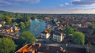 Henley on Thames • The Henley Royal Regatta Town  European Waterways [upl. by Celinka447]